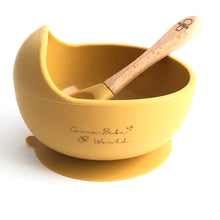 Cargar imagen en el visor de la galería, Bol de silicona color Mostaza