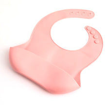 Cargar imagen en el visor de la galería, Babero de silicona color Rosa