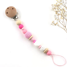Cargar imagen en el visor de la galería, Chupetero sweet texturas rosa