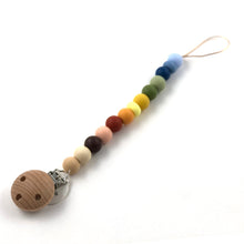 Cargar imagen en el visor de la galería, Chupetero arco iris tonos fuertes