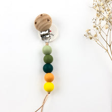 Cargar imagen en el visor de la galería, Chupetero silicona mini colores de otoño