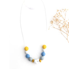 Cargar imagen en el visor de la galería, Collar de lactancia mármol mostaza