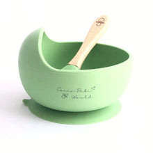 Cargar imagen en el visor de la galería, Bol de silicona color verde