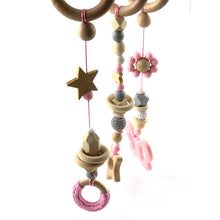 Cargar imagen en el visor de la galería, Juguetes gimnasio bebé Rosa, Gris y Blanco