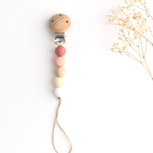 Cargar imagen en el visor de la galería, Chupetero silicona mini degradado teja